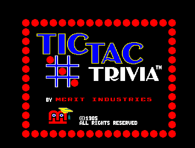 Tic Tac Trivia (Horizontal)